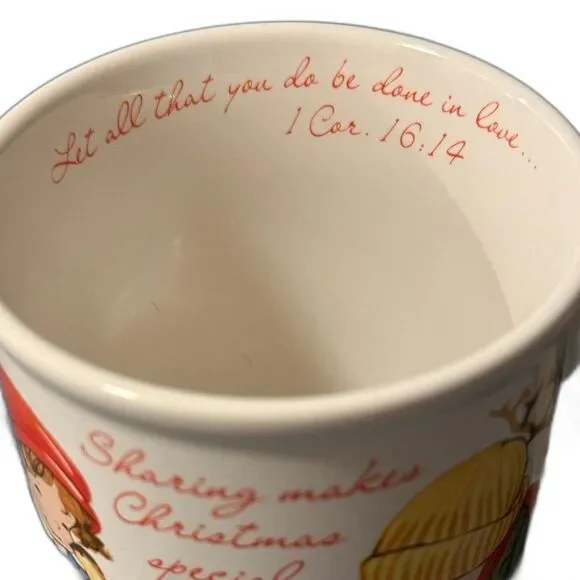 Sharing makes Christmas Special Gentle Hearts coffee cup American Greetings - Picture 5 of 5